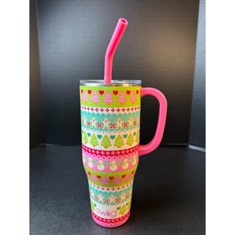 Swig Life 40oz Mega Mug Tumbler with Handle and Straw Cookie Jar - Picture 5 of 9